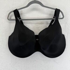 Cacique Intimates Black Full Coverage Wireless Bra‎ - Size 44H